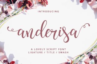 Anderisa: A Delicate Script Font for Editorial Elegance