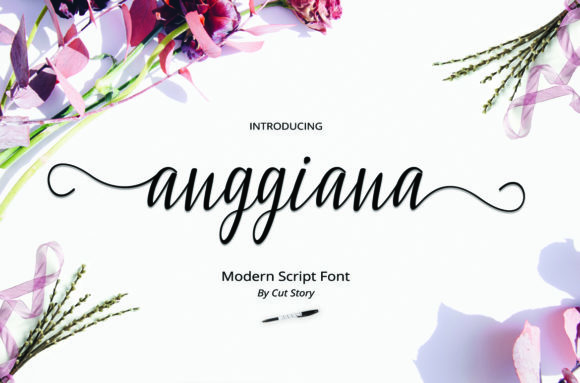 Anggiana Font: A Playful Script for Eye-Catching Branding and Marketing