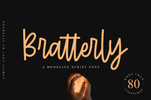 Bratterly: A Handwritten Script Font That Elevates Web Design