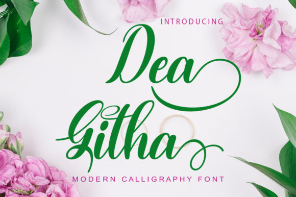 Dea Githa Font: A Script for Elegance and Creativity