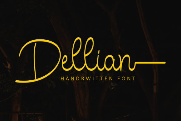 Dellian Font: A Sweet Script for Crafting and Commercial Projects
