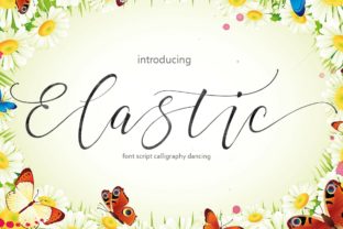 Elastic: A Script Font for Elegant Editorial Design