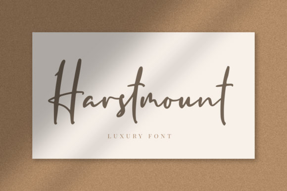 Harstmount: A Script Font That Elevates Digital Design