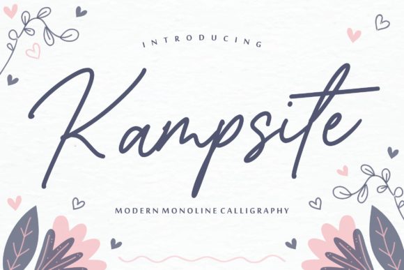 Kampsite Script Font: A Modern Elegance for Web Design