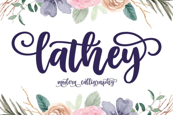 Lathey Font: A Versatile Script for Editorial Design