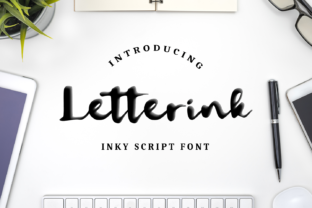 Letterink: A Gorgeous Script Font for Branding and Design