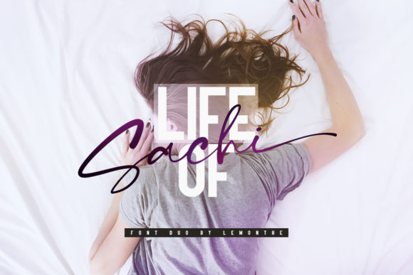 Life of Sachi: A Versatile Script Font for Creative Makers