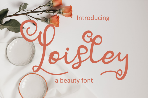 Loisley Font: A Romantic Script for Creative Product Makers