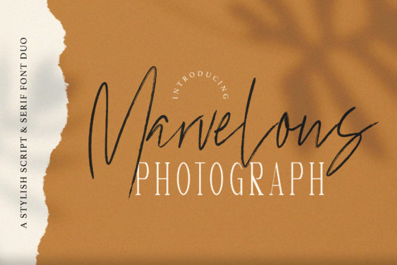 Marvelous Photograph Font for Crafters and Product Designers