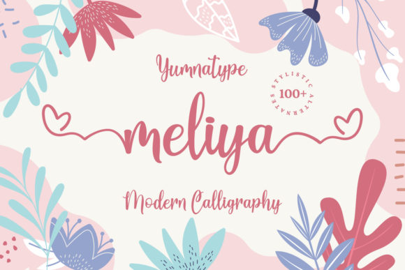 Meliya Script Font: A Romantic Typeface for Powerful Digital Branding