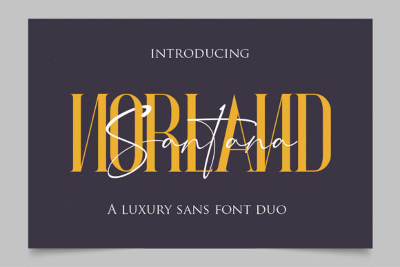Norland Santana: A Premium Script Handwritten Font for Creative Campaigns