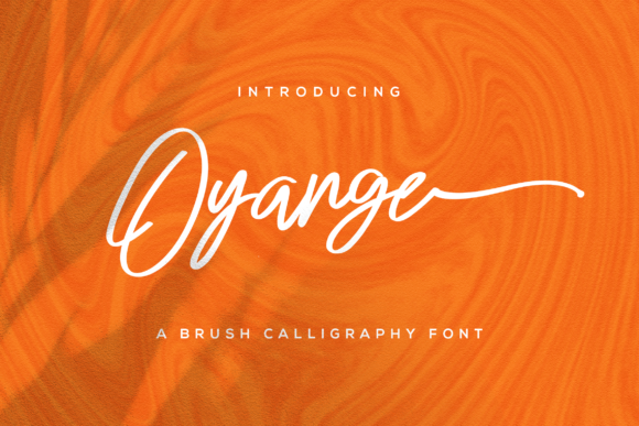 Oyange Script Font for Authentic and Elegantly Handwritten Typography