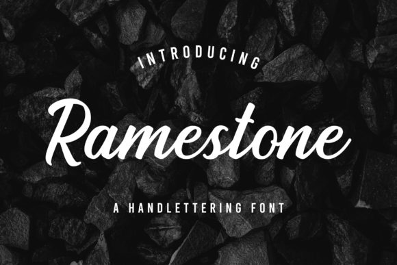 Ramestone: A Versatile Script Handwritten Font for Designers