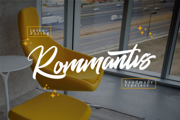 Rommantis Font: A Script for Editorial Elegance