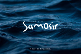 Samosir: A Modern Script Font for Digital Design
