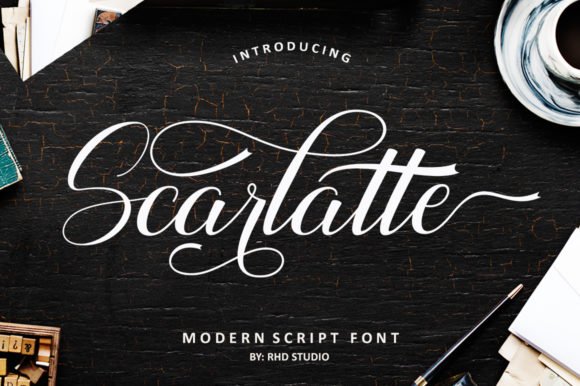 Scarlatte Font: A Charming Script for Professional Branding