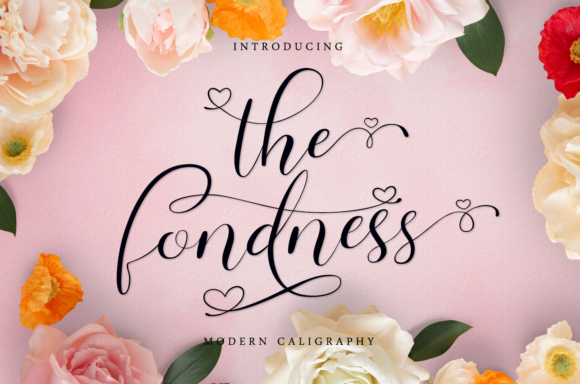 The Fondness: A Script Font for Heartfelt Creations