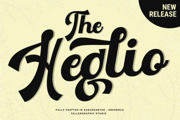 The Heglio: A Script Font That Elevates Campaign Design