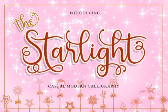 The Starlight Font: A Script Typeface for Modern Designers