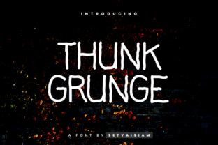 Thunk Grunge Font for Bold Branding and Creative Campaigns