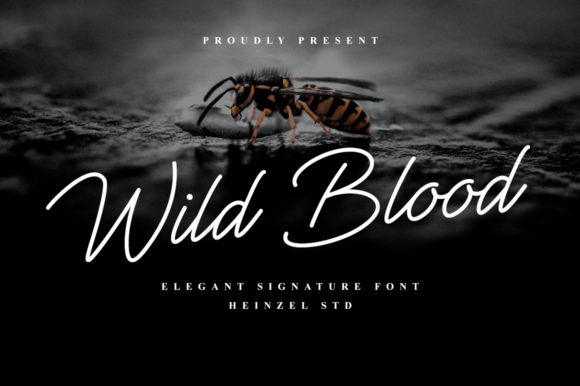 Wild Blood Font for Social Media and Brand Campaigns