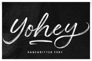 Yohey: A Handwritten Font for Editorial Elegance