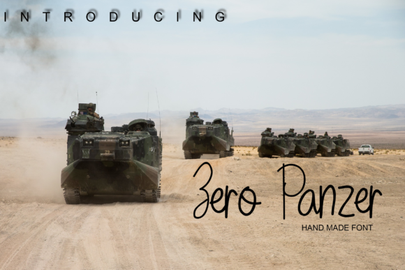 Zero Panzer Font: A Playful Script for Memorable Branding
